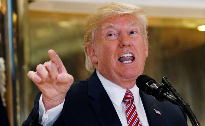 President Donald Trump is defiant as he answers questions at Trump Tower in New York City Tuesday about his response to the violence at the "Unite the Right" rally in Charlottesville, Virginia.