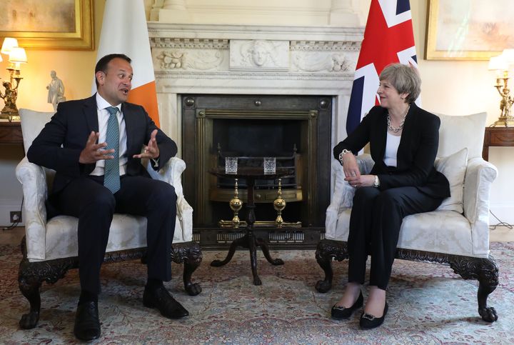Irish Taoiseach Leo Varadkar is reported to have wanted a sea border with the UK - something rejected by the British