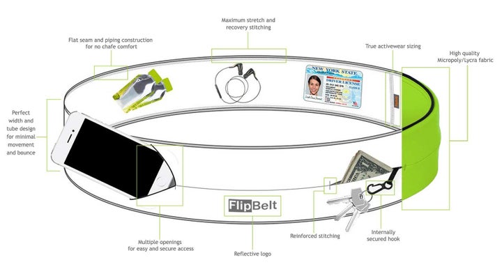 <a href="https://www.amazon.com/FlipBelt-Original-Designed-Shipped-Warranty/dp/B00JF9E5QC?th=1&psc=1&tag=thehuffingtop-20&ascsubtag=599320efe4b0091416403968,-1,-1,d,0,0,hp-fil-am=0" target="_blank" role="link" data-amazon-link="true" data-ylk="subsec:paragraph;itc:0;cpos:__RAPID_INDEX__;pos:__RAPID_SUBINDEX__;elm:context_link">FlipBelt</a> will literally reinvent the way you go for a run.