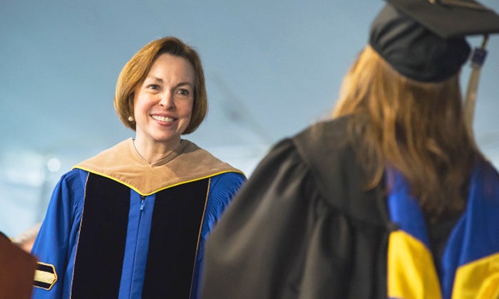 Bentley University President Gloria Larson