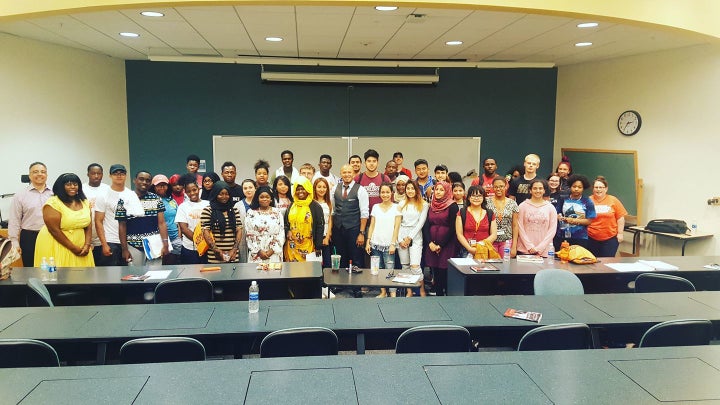 Emad Rahim served as keynote speaker and mentor for the Summer Bridge Program at SUNY Onondaga Community College