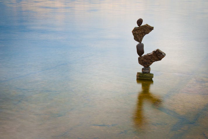 <p>Life is a balancing act </p>
