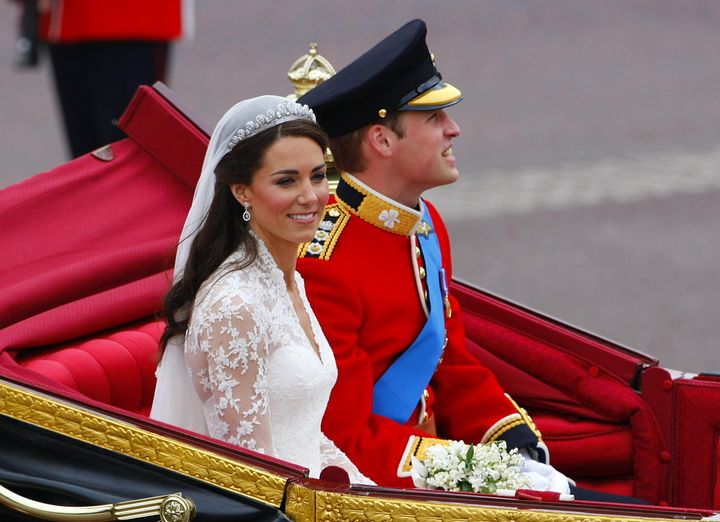 William and Kate had not even been married for a year 