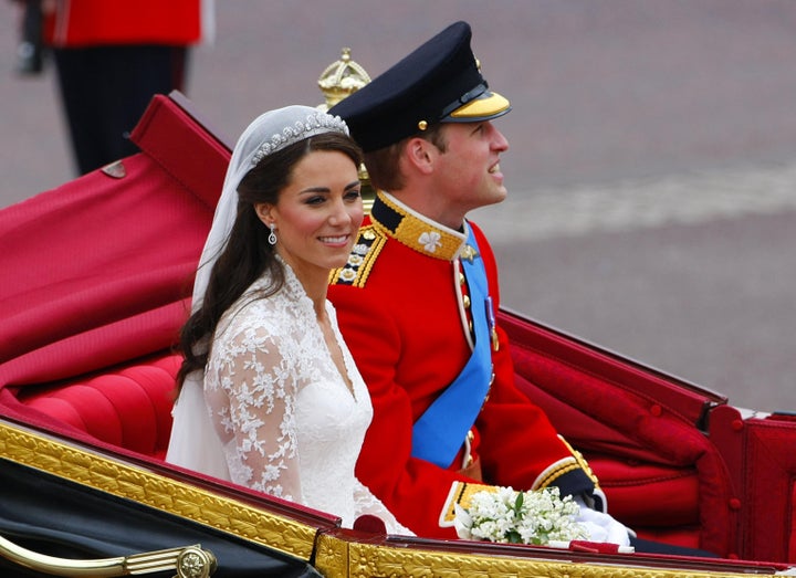 William and Kate had not even been married for a year 