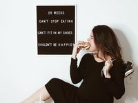 Mom Tracks Pregnancy With Hilarious Letter Board Messages Huffpost Life Mom Tracks Pregnancy With Hilarious Letter Board Messages Huffpost Life