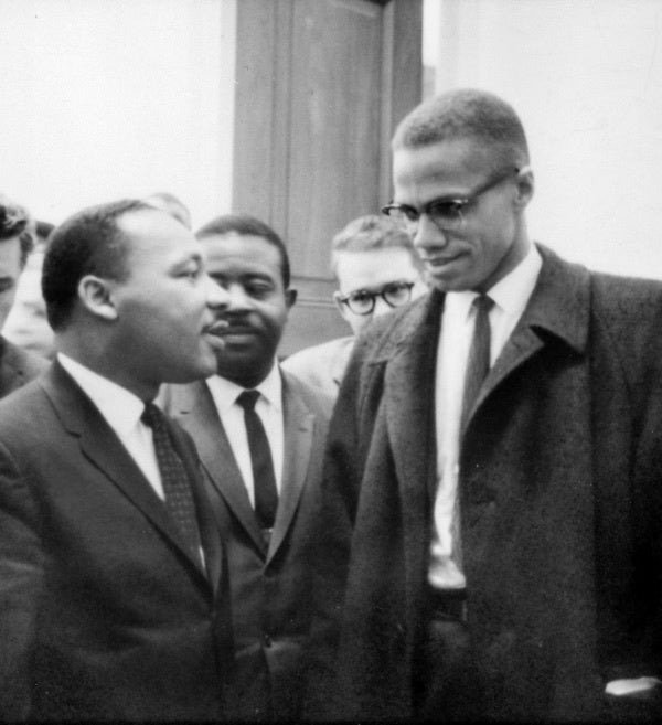 Photo Credit: <a rel="nofollow" href="https://upload.wikimedia.org/wikipedia/commons/e/e1/MLK_and_Malcolm_X_USNWR_cropped.jpg