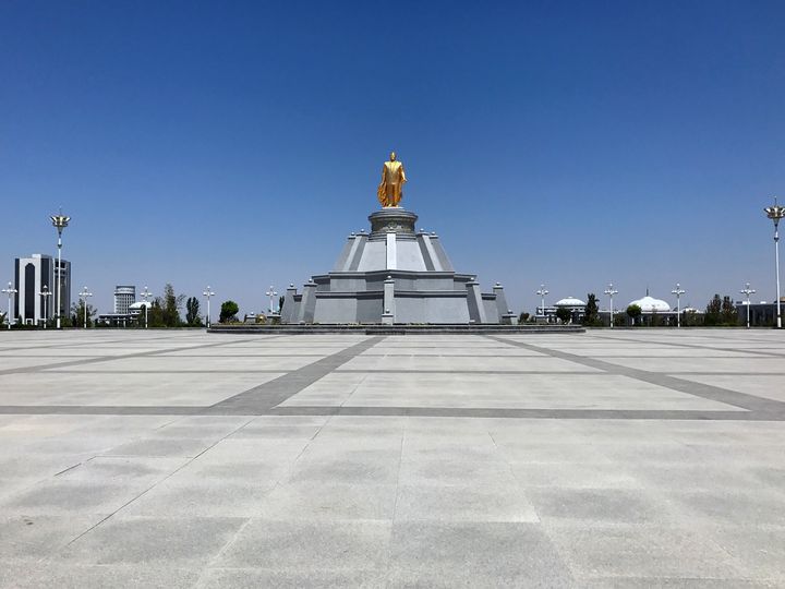 Empty - Ashgabat, Turkmenistan. 