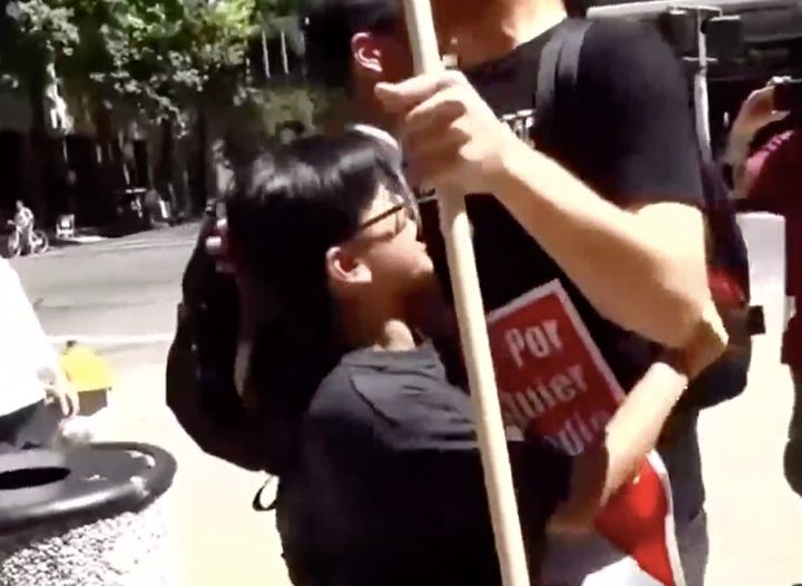 Yvette Felarca is facing an assault charge for allegedly attacking a neo-Nazi during a Sacramento protest in June 2016.