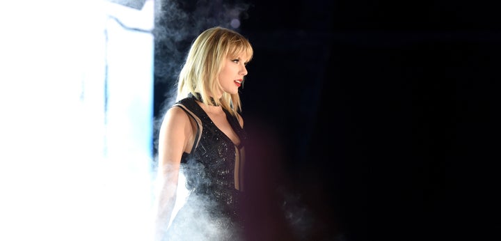 Swift performing onstage on October 22, 2016 in Austin, TX. 