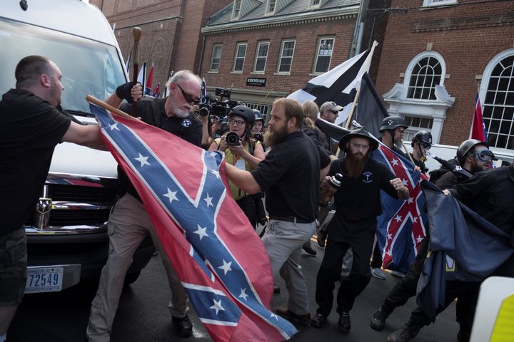 A clash over the Confederate flag this past weekend in Charlottesville, Virginia.