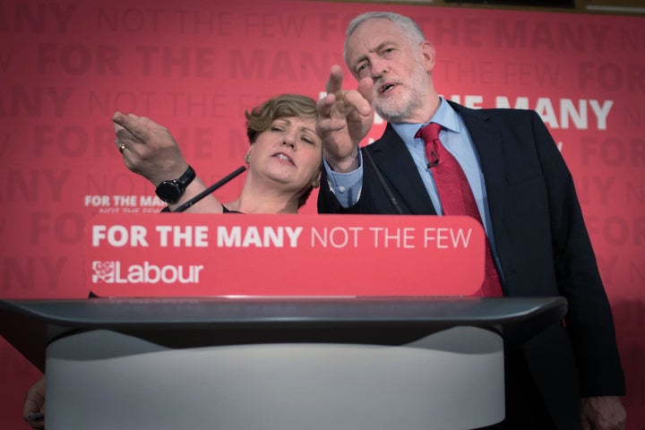 Emily Thornberry and Jeremy Corbyn on the election trail.