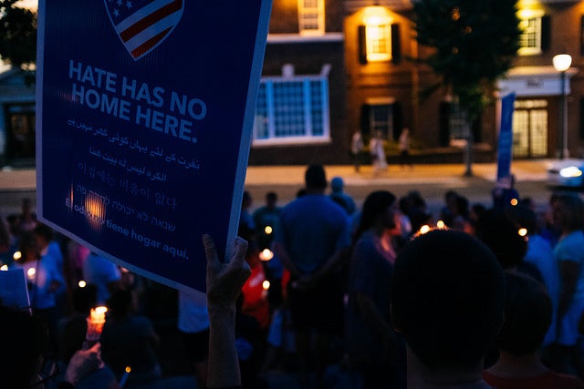 Photo Source: “Vigil in Support of Charlottesville” by Garen M is licensed under CC BY 2.0.