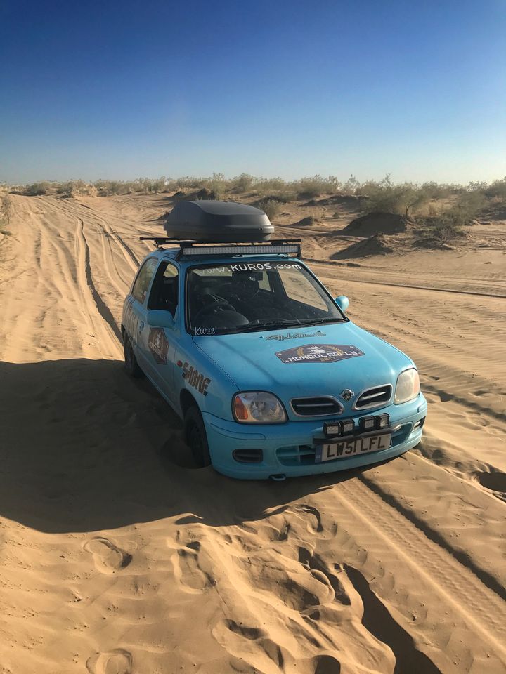 Stuck in the Karakum Desert