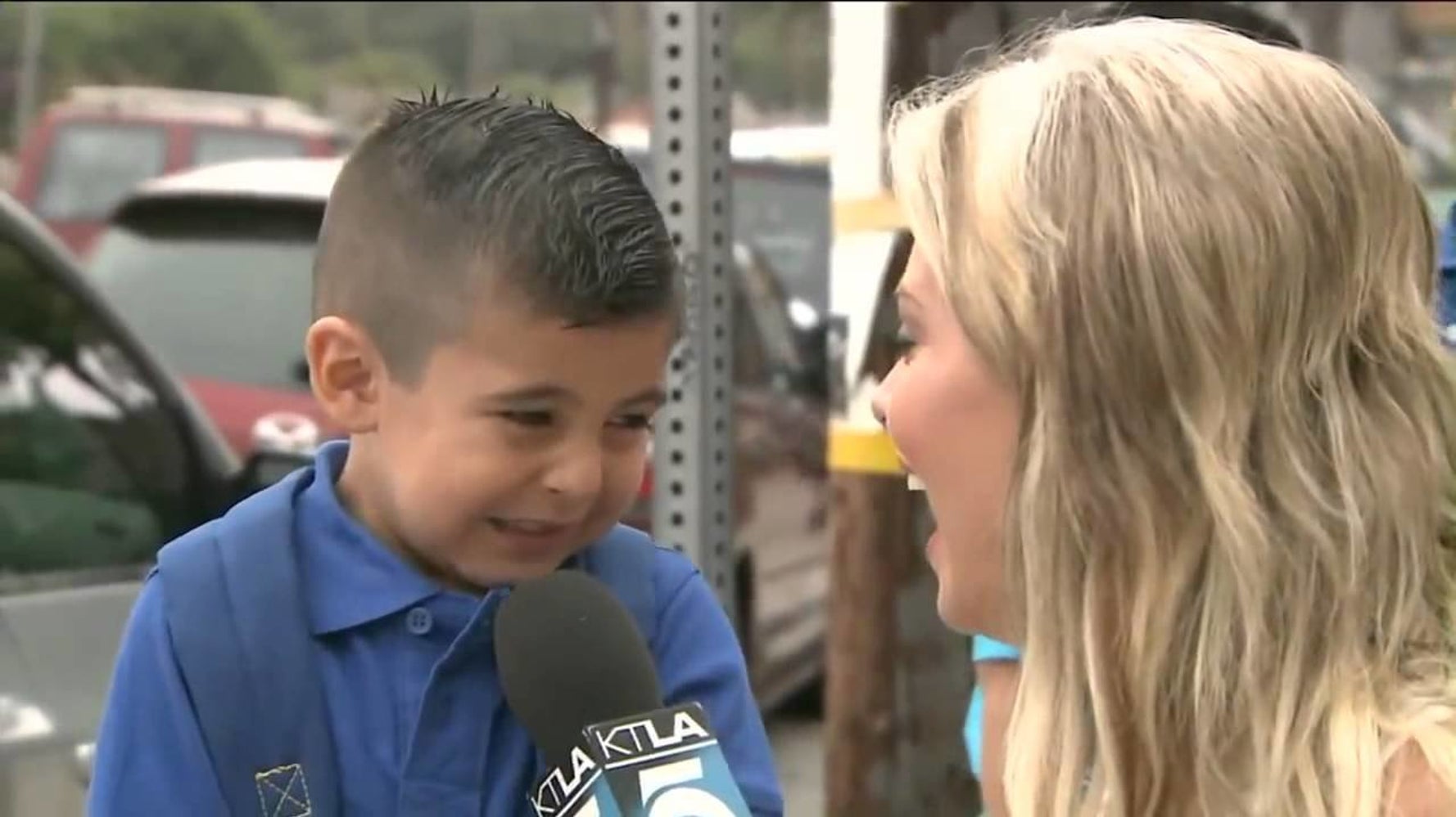 Little Boy From Viral Back-To-School Interview Talks To Reporter Again 2  Years Later | HuffPost Life