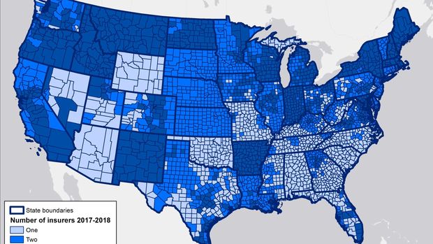2 Maps Show The Big Obamacare Crisis Republicans Keep Citing Isn't Actually That Big