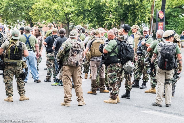 Unite the Right Rally, Charlottesville, Virginia. Used under Creative Commons license.