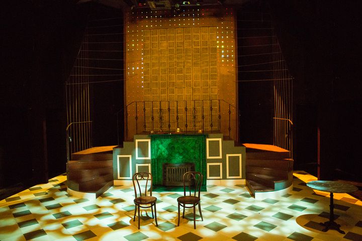 <p>Nina Ball's deceptively simple set design for <strong><em>The (curious case of the) Watson Intelligence</em></strong> </p>