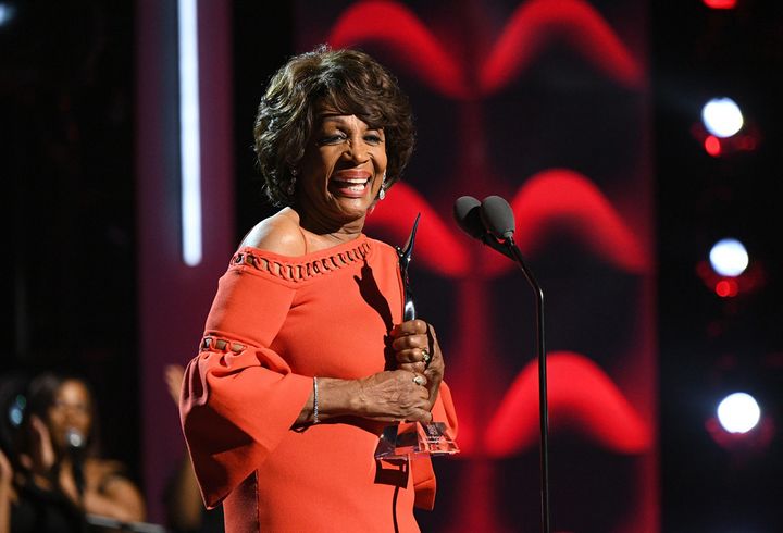 Congresswoman Maxine Waters attends taping of Black Girls Rock 2017 