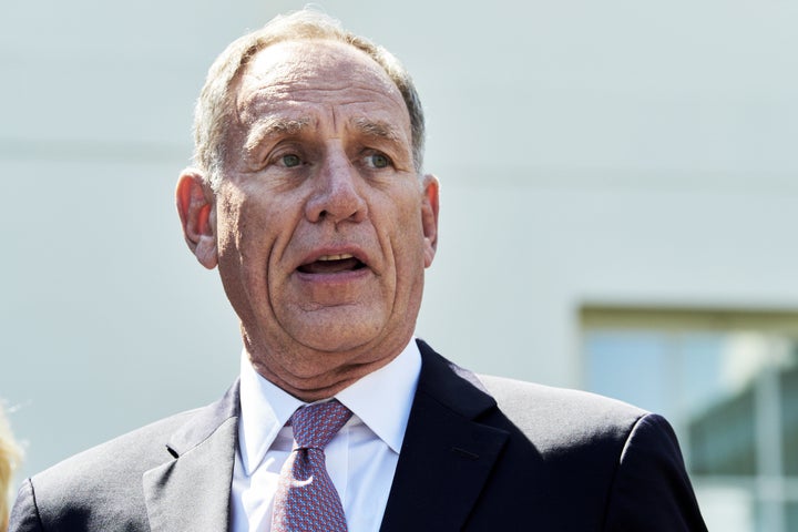 Toby Cosgrove, president and chief executive officer of Cleveland Clinic Foundation, speaks to members of the media following a policy discussion with President Trump.