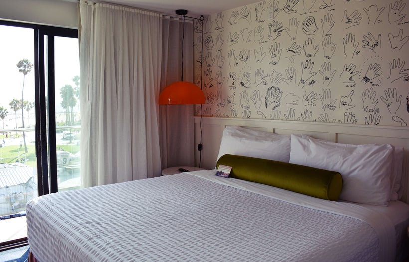 The space was recently remodeled and now has a cool, 1970’s bohemian vibe