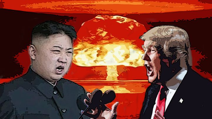 Donald Trump and Kim Jong Un have been engaged in a tense war of words.
