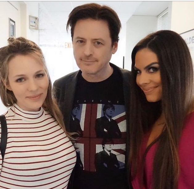 Meagan Grainger, John Fugelsang and Annabelle DeSisto