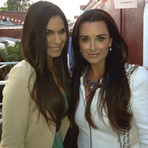 More hobnobbing and I’m definitely having FOMO not living LA like Annabelle! Here she is with Kyle Richards of Bravo’s <em>Re