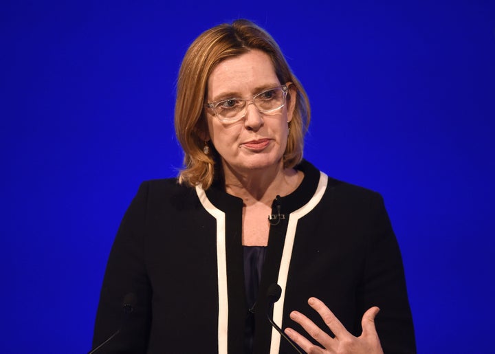 <strong>Amber Rudd banned National Action but Hope Not Hate have criticised the government for not doing more to enforce the ban </strong>