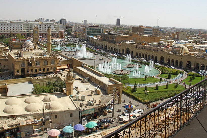 <em>The Kurdish capital of Erbil.</em>