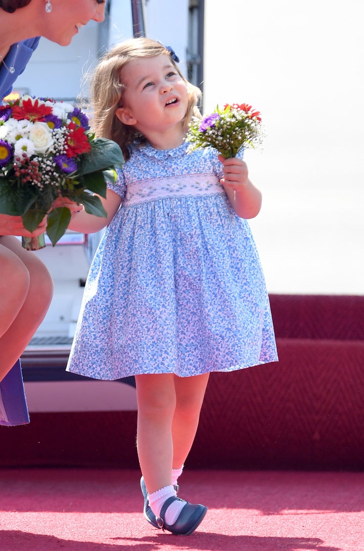 Princess Charlotte makes the perfect flower girl. 