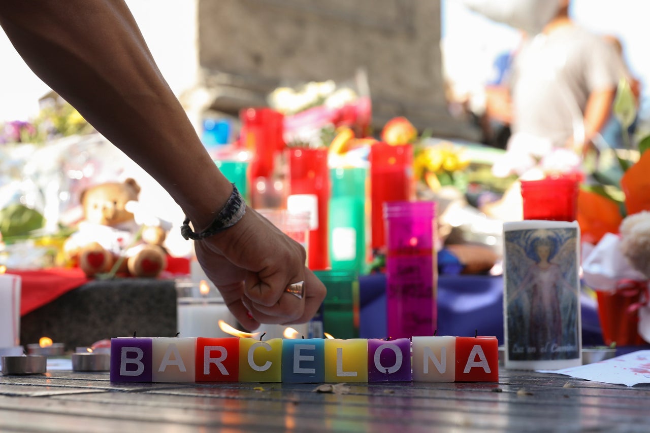 The Catalonian capital returned to its vibrant best on Friday, one day after terror struck at its heart