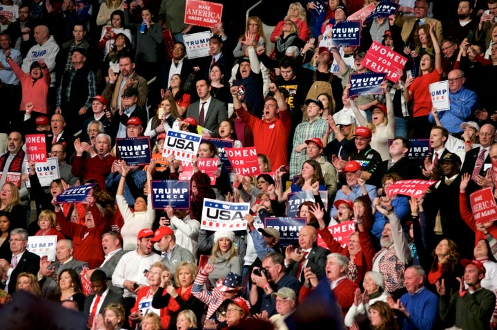 The last time white evangelicals showed up so strongly for a Republican presidential candidate <a href="https://www.huffpost.com/entry/evangelicals-election_n_5820d931e4b0e80b02cbc86e" role="link" class=" js-entry-link cet-internal-link" data-vars-item-name="was in 2004" data-vars-item-type="text" data-vars-unit-name="599717e5e4b0a2608a6c097b" data-vars-unit-type="buzz_body" data-vars-target-content-id="https://www.huffpost.com/entry/evangelicals-election_n_5820d931e4b0e80b02cbc86e" data-vars-target-content-type="buzz" data-vars-type="web_internal_link" data-vars-subunit-name="article_body" data-vars-subunit-type="component" data-vars-position-in-subunit="17">was in 2004</a>, when they helped elect President George W. Bush.