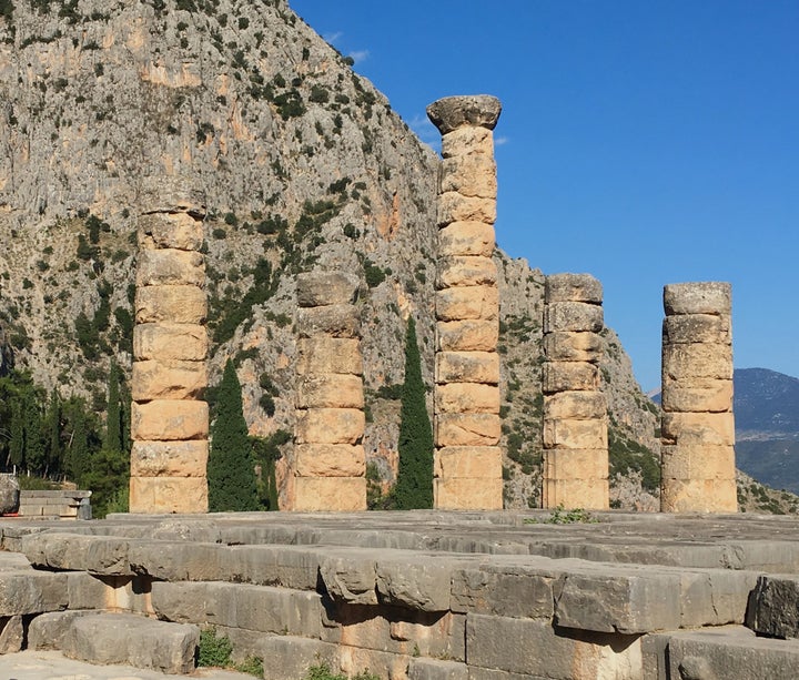 <p>Temple of Apollo, Delphi</p>