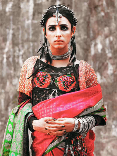 Pakistan's first transgender model.