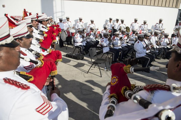 Not enough musical differences: Bahrain’s Police Band.
