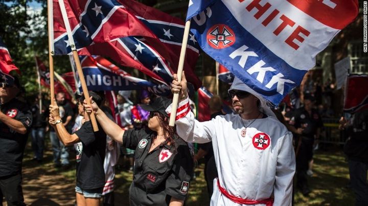 KKK rally met with counterprotesters in Charlottesville