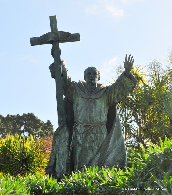 <p>Father Junipero Serra by Douglas Tilden, Golden Gate State Park</p>