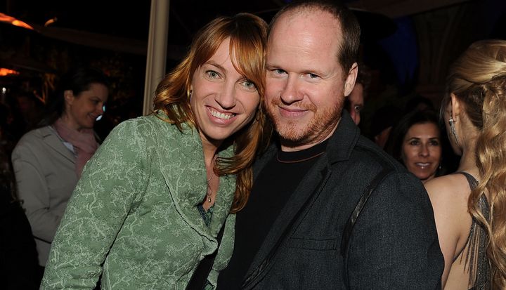 Joss Whedon and then-wife Kai Cole on April 12, 2010 in Los Angeles, California.