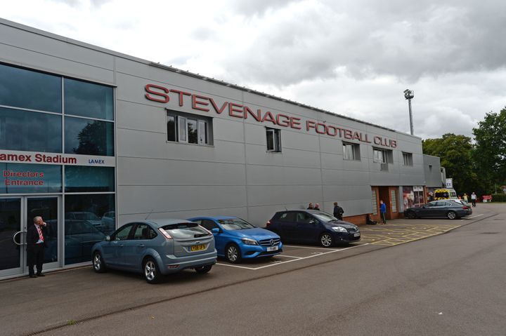 Lamex Stadium, home to Stevenage FC, where the incidents allegedly took place this weekend 