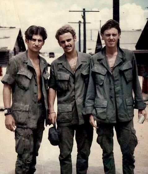 Daniel James Forrester (Center) - Serving his Country in Vietnam