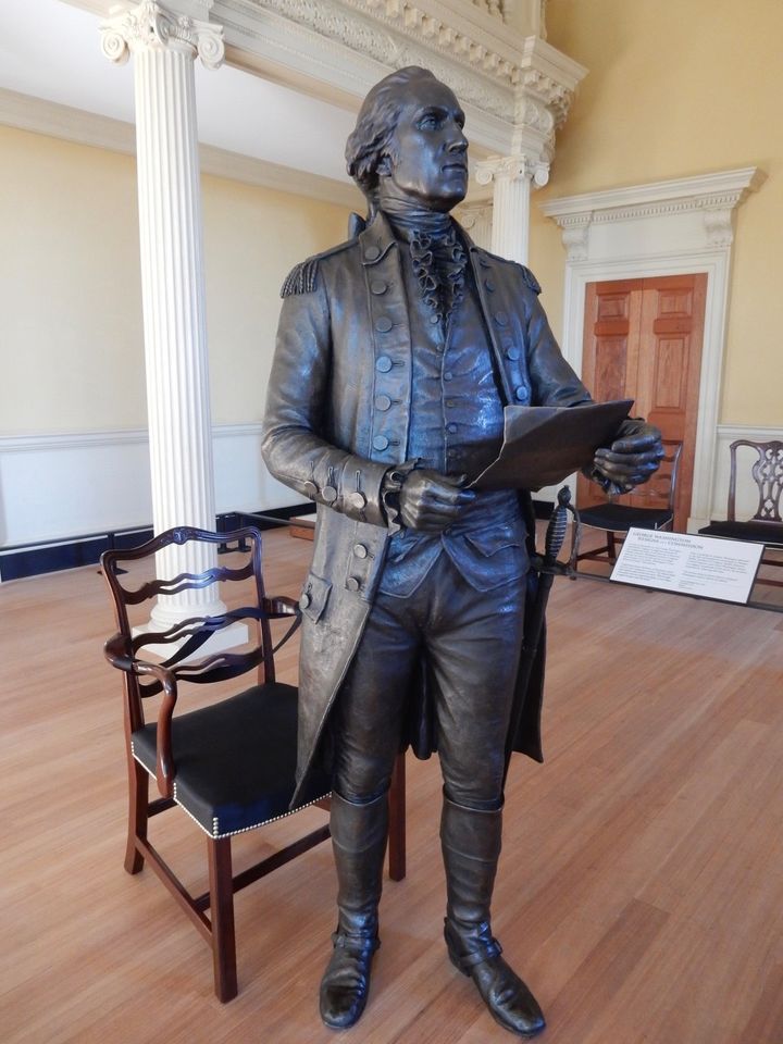 <p>George Washington tenders Resignation, State House, Annapolis MD</p>