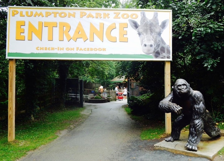 Entrance to Plumpton Park Zoo Rising Sun MD