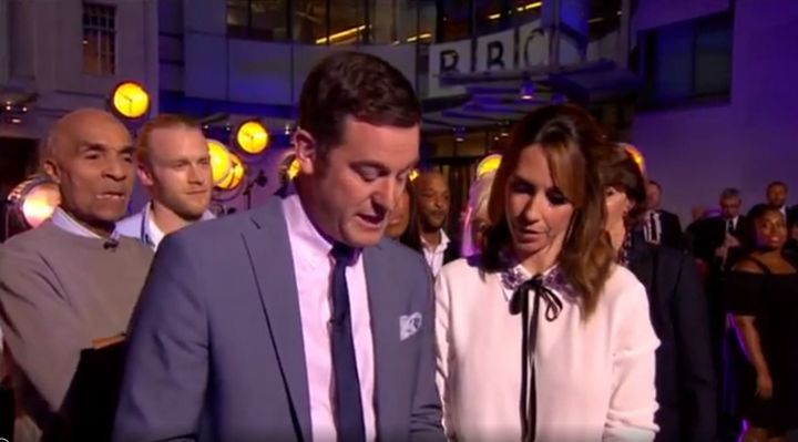 Matt Baker read out the family's message on 'The One Show'