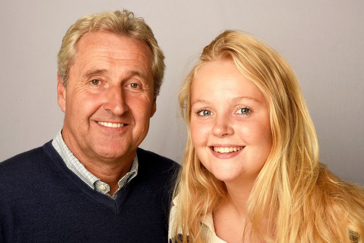 Mark Austin with his daughter Maddy.