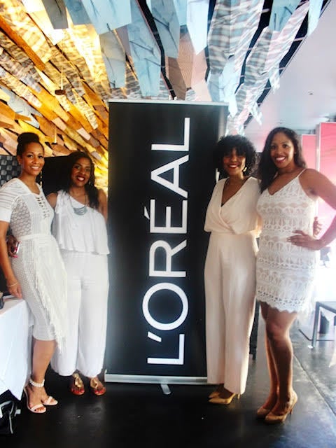 <p>The Bougie Bunch with Desiree Lilly, Corporate Representative for L'Oreal, one of the event's headlining sponsors </p>
