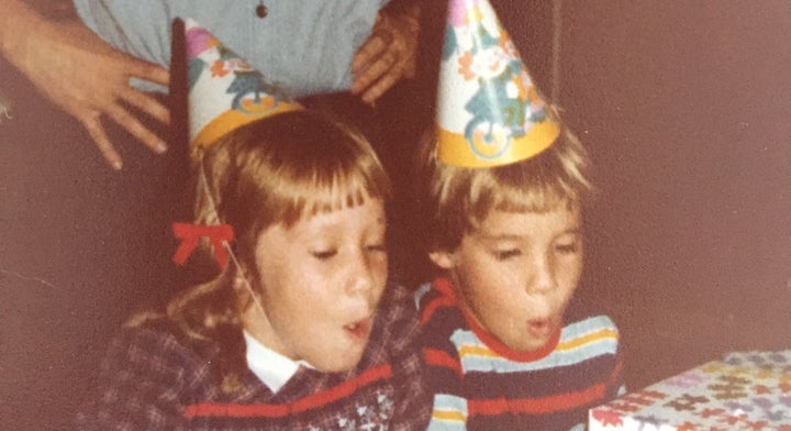 Twins Katie and Jack Kale circa 1978.
