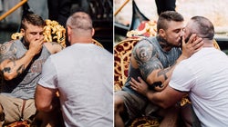 La romántica petición de matrimonio a un exatleta