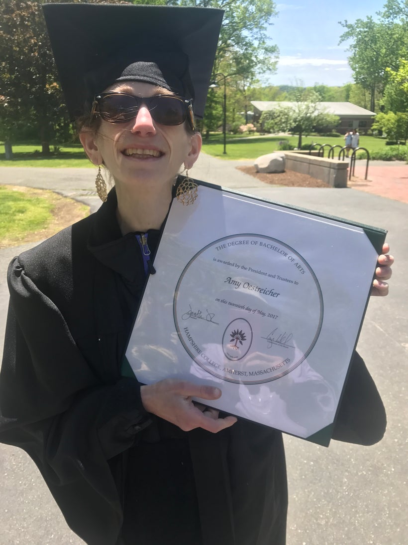 Graduating Hampshire College May 2017