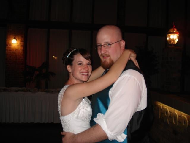 Dancing at our wedding