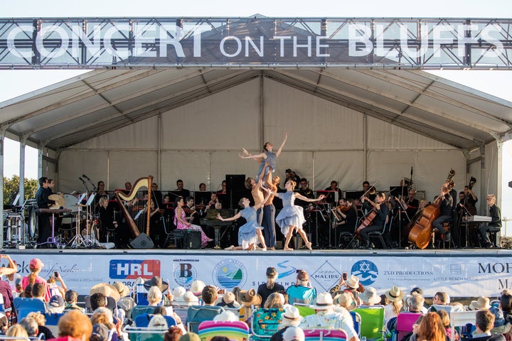 Dancers and Music delight the crowd